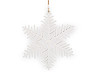 Wooden snowflake for hanging Ø14.5 cm