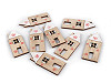 Self-adhesive Christmas wooden house