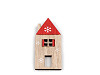 Self-adhesive Christmas wooden house