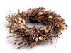 Wreath of dried natural grass Ø40 cm