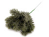 Artificial conifer twig on a wire