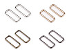 Anneau métallique pour sangle, largeur 50 mm