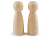 Wooden figure for DIY craft 39x120 mm