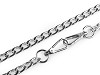 Chain for handbags and mobile phones with carabiner, length 114 cm