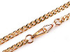 Chain for handbags and mobile phones with carabiner, length 114 cm