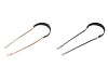 Manico per borsa con catena e moschettoni, larghezza: 4 cm