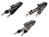 Textile handle / bag strap with carabiners, width 3.8 cm