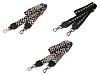 Correa con mosquetones para bolso, ancho 3,8 cm