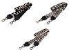 Handbag strap with carabiners, width 3.8 cm