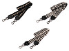 Textile handle / bag strap with carabiners, width 3.8 cm