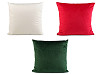 Coussin en velours aux couleurs de Noël, 40 x 40 cm