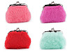 Small wallet / coin purse, plush