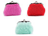 Small wallet / coin purse, plush