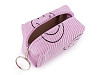 Astuccio per bambine / portachiavi, motivo: smiley, dimensioni: 9 x 6 cm