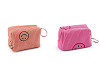 Astuccio per bambine / portachiavi, motivo: smiley, dimensioni: 9 x 6 cm