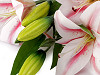 Artificial lily bouquet