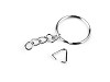 Key ring Ø25 mm with chain and clutch