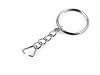 Key ring Ø25 mm with chain and clutch