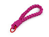 Braided pendant / key chain with carabiner