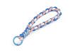 Braided pendant / key chain with carabiner