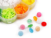 Plastic snap buttons / press studs, set in box size 18'