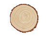 Rondele din lemn natural decorabile Ø16 cm
