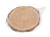Rondele din lemn natural decorabile Ø16 cm