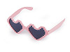 Party / carnival heart glasses