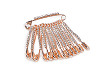 Épingle à nourrice décorative avec strass, longueur 39 mm