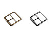 Metal buckle / belt buckle, fits 40 mm 