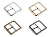 Metal buckle / belt buckle, fits 40 mm 