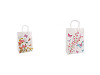 Geschenktasche Blumen und Schmetterlinge