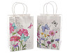 Torebka podarunkowa kwiaty i motyle 