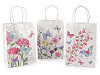 Torebka podarunkowa kwiaty i motyle 