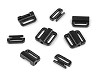 Fürdőruha kapocs széles 10 mm műanyag
