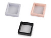 Rahmen/Schachtel mit transparenter Folie für originale Geschenkverpackung, 7 x 7 cm