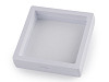 Rámček / krabička s priehľadnou fóliou k originálnemu darčekovému baleniu 9x9 cm