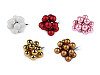 Christmas glass bulb on wire Ø2.5 cm - matte and glossy