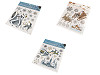 Christmas plastic 3D stickers for windows and doors