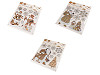 Christmas plastic 3D stickers for windows and doors