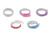 Bordi auto-adesivi, con strass, larghezza: 12 mm