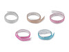 Bordi auto-adesivi, con strass, larghezza: 12 mm