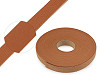 Bag handles made of eco-leather, width 15 mm - unfinished product