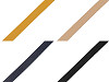 Asas de piel sintética para bolso, ancho 15 mm, producto sin acabado