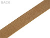 Anses de sac en éco-cuir, largeur 15 mm - produit brut