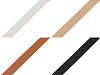 Anses de sac en éco-cuir, largeur 20 mm - produit brut