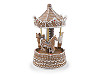 Christmas carousel, imitation gingerbread - playing
