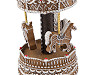 Christmas carousel, imitation gingerbread - playing