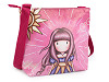 Dívčí kabelka crossbody 23x22 cm s potiskem