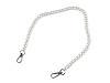 Perlový řetízek / ucho na kabelky a telefony délka 60 cm